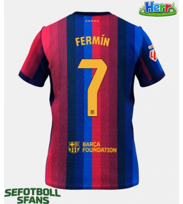 Barcelona Fermin Lopez #7 Hemmatröja 2026-27 Kortärmad